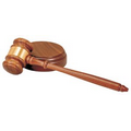 10" Gavel w/ Sounding Block